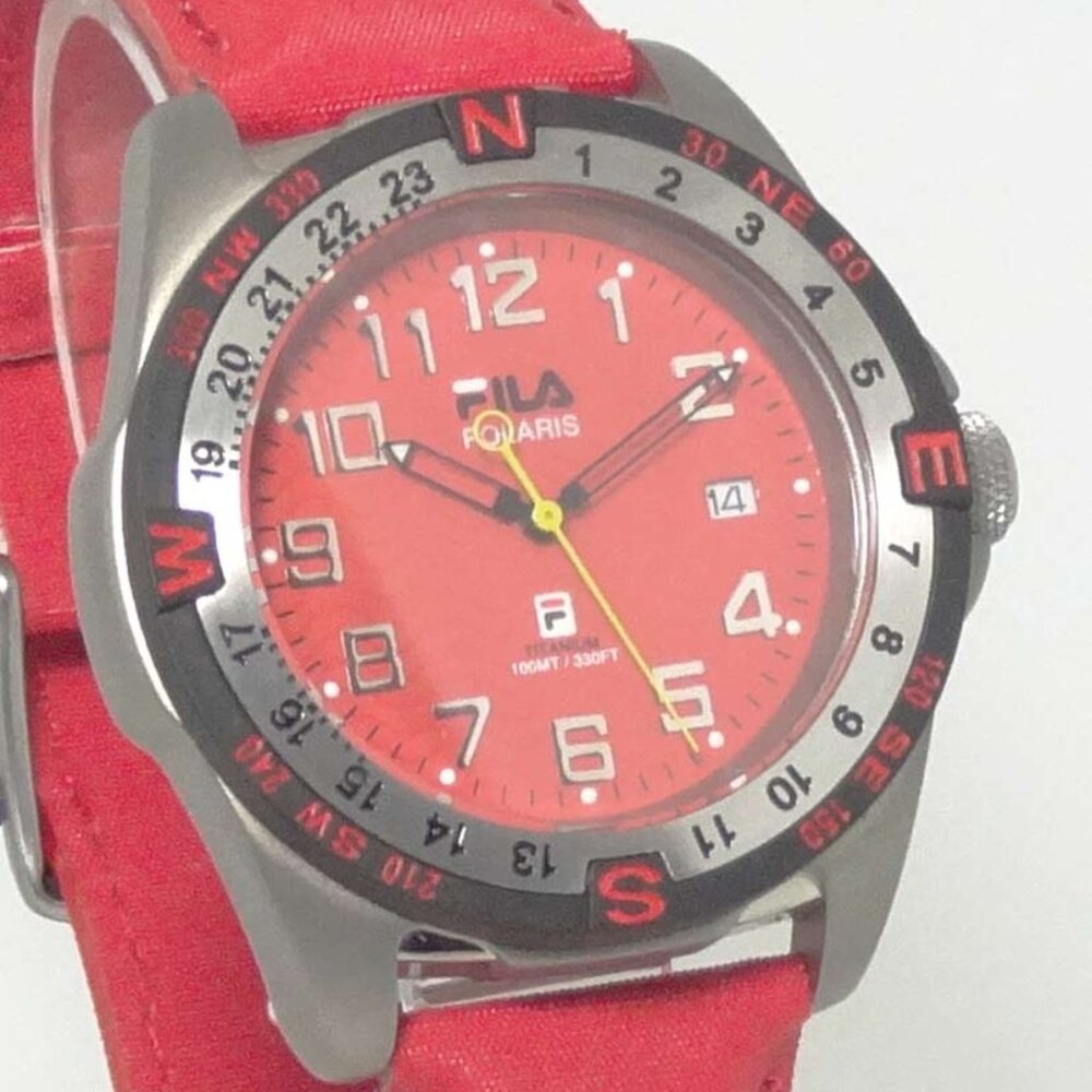 NEW VINTAGE FILA POLARIS Titanium 100-M DIVERS WATCH